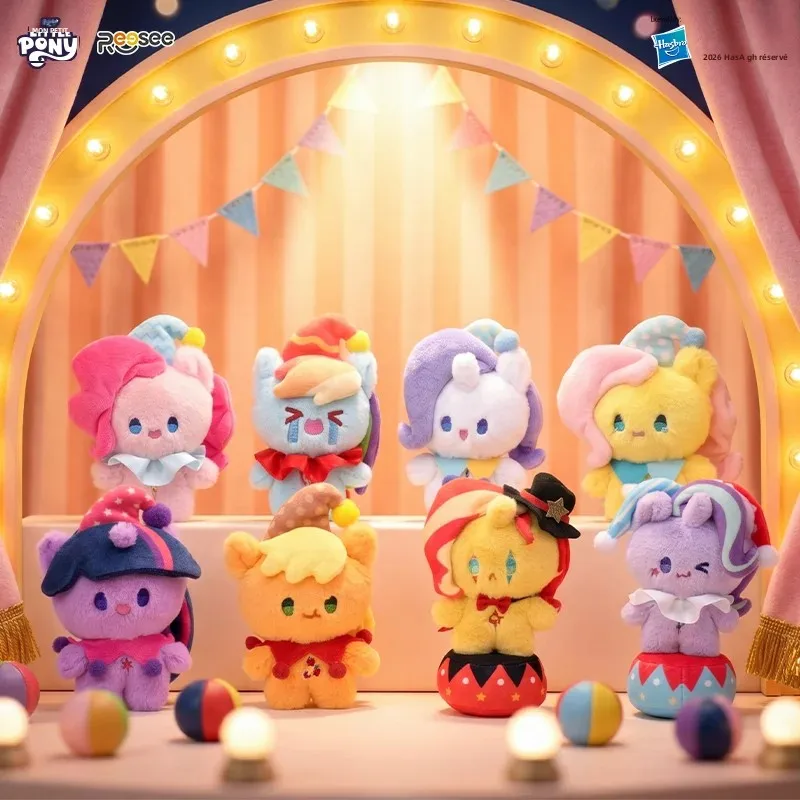 Boîte mystère en peluche My Little Pony Magic Night (choisissez un modèle aléatoire) 8 styles, poupées en peluche à collectionner, jouet anti-stress, cadeaux scolaires