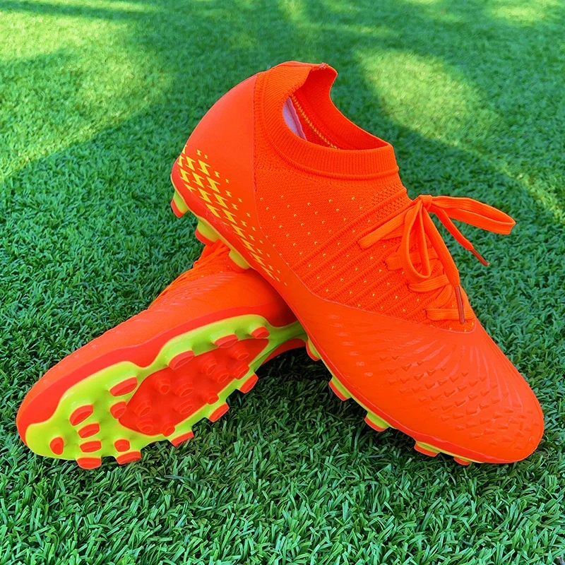 Professional Men Football Shoes Society Cleats Original Sneaker Indoor Soccer Shoes Fast Non Slip Training Football Field Boots