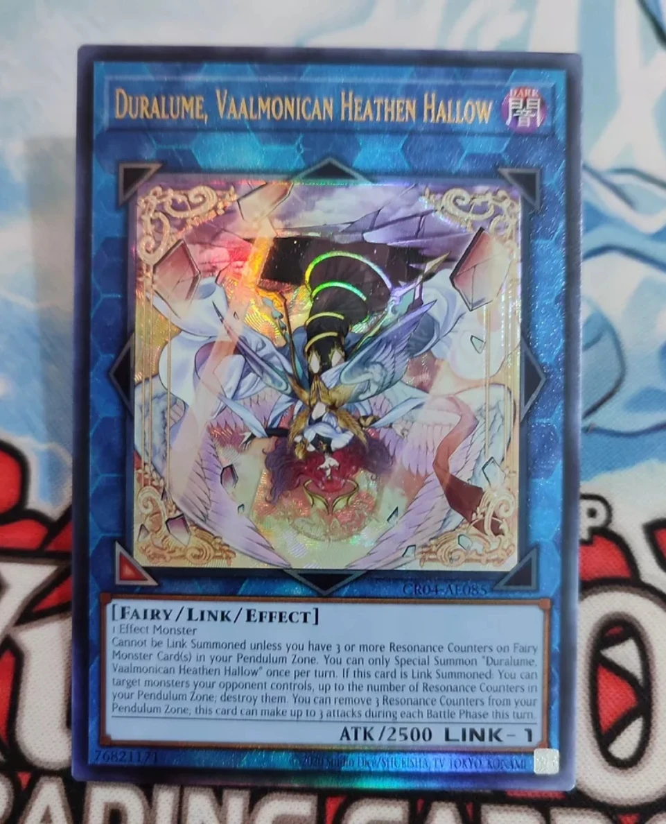 

Yugioh KONAMI CR04-AE085 Duralume, Vaalmonican Heathen Hallow Ultimate Rare Asian English Collection Mint Card