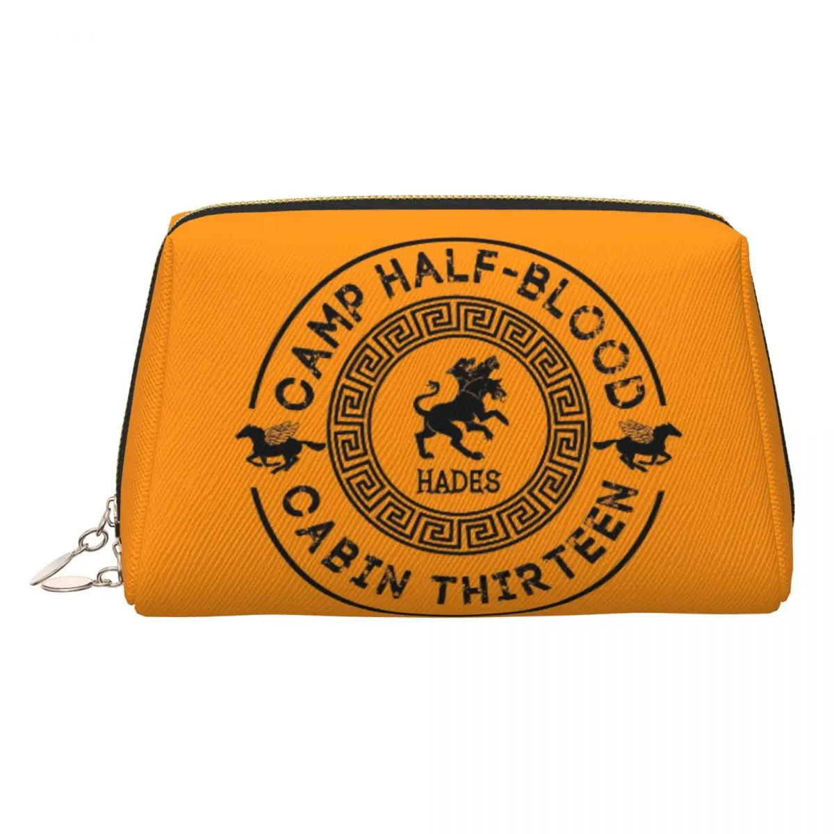 Cabin Thirteen - Hades - Percy Jackson - Camp Half-Blood Women Cosmetic Bag Travel Makeup Organizer Pouch Toiletry Storage
