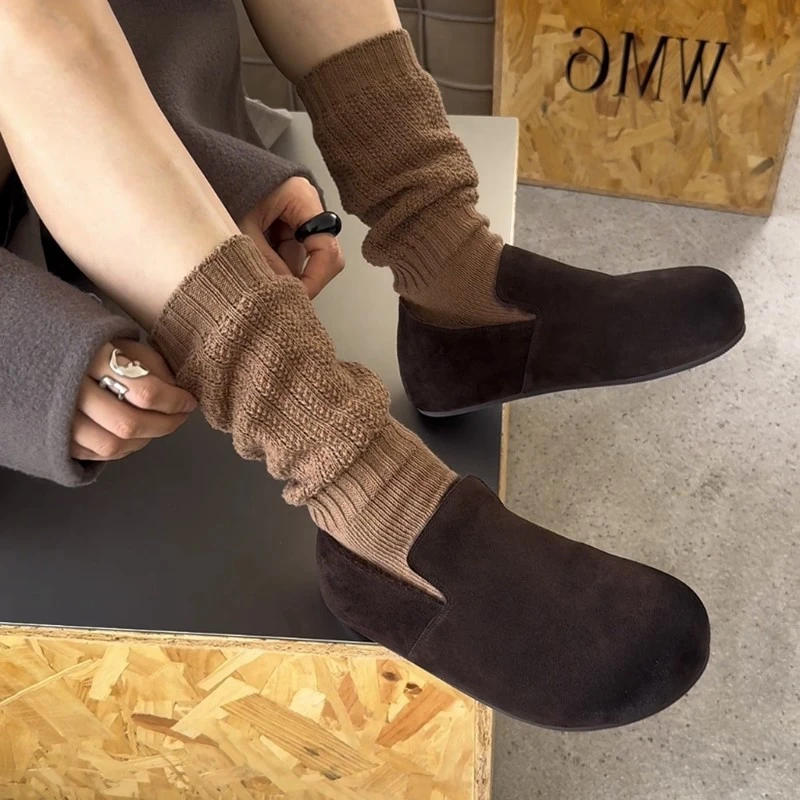 2025 بسيطة وعالية الجودة النساء الشقق أحذية خفيفة بدون كعب الخريف منصة أحذية أنيقة رياضة الجري أحذية رياضية امرأة #5