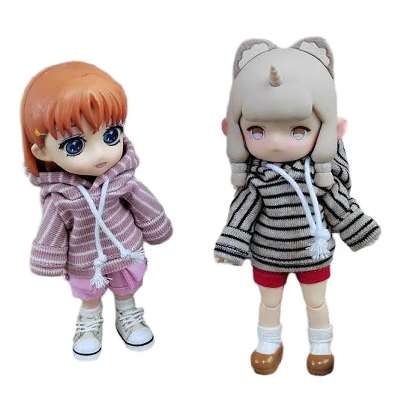 

Ob11 кукла YMY толстовка с капюшоном UF 1/12 bjd стройное тело GSC глиняная фигурка кукольная одежда