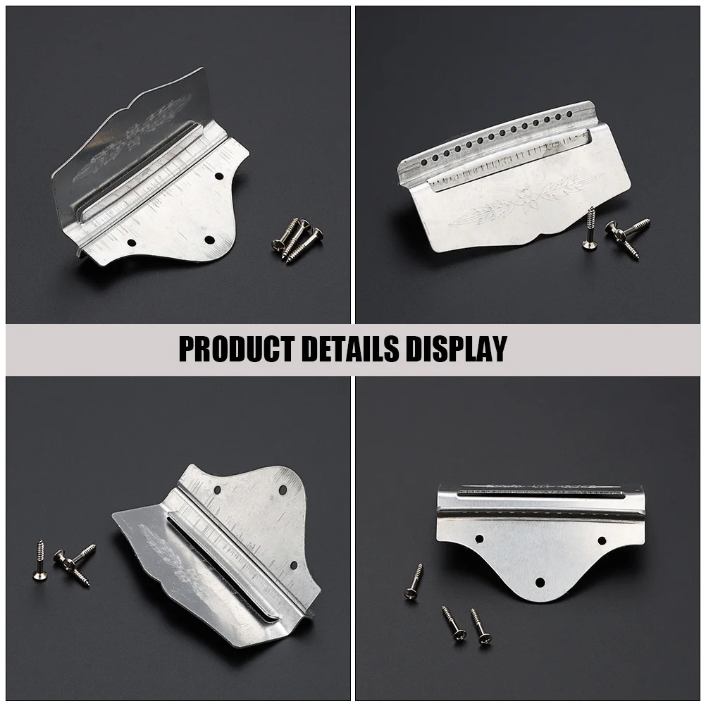 

Mandolin 14 String Tailpiece Metal Replacement Durable Lightweight Mandolin String Accessory Repair Parts Instrument Part