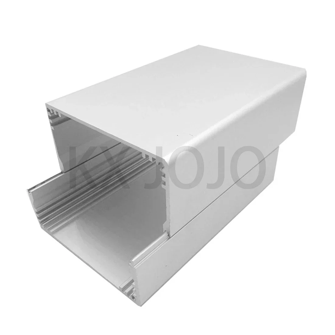 Aluminiumgehäuse 90 * 74 * 100/130/170 mm wasserdichte Box Split-Typ-Gehäuse Elektronische Box Stromgehäuse Instrument Silber