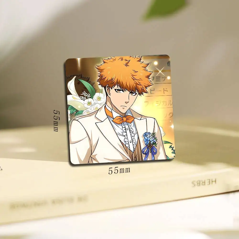 RensukeS ANIME K-kunigami 1pc Fridge Magnet Personalized Magnetic Durable Plastic Square Picture Surface Fridge Magnets