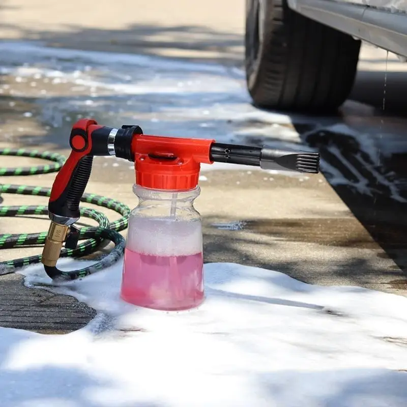 

1L Foam Sprayer Nozzle Car Washing Multifunction Car Washer Foam Foam C5AD