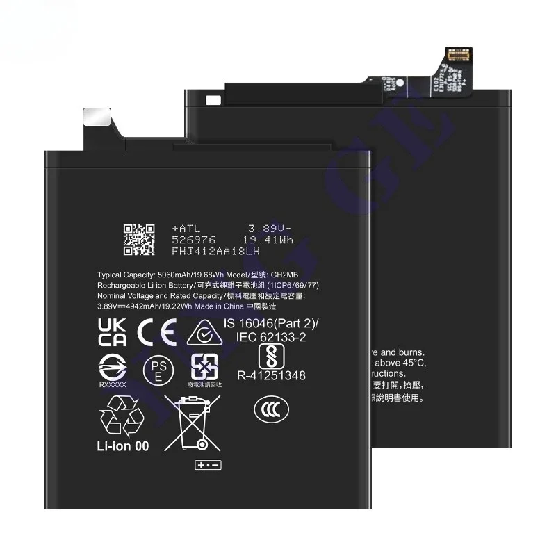 GH2MB for Google Pixel 9 Pro XL Phone Battery High Quality High Capacity Battery Replacement Bateria Grade A Cell with Tools