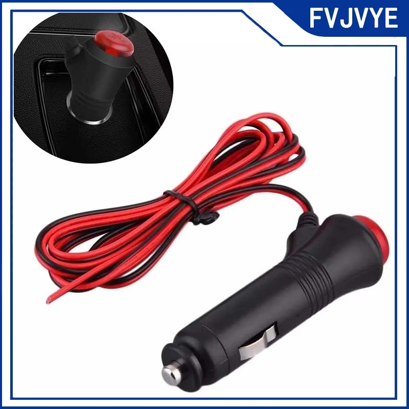 12V 24V Car Cigarette Lighter Socket Splitter Plug Connector Power Adapter On Off Switch Universal Charger Power Adapter .A2