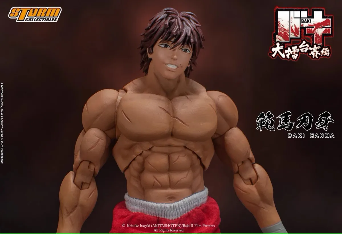 

KIBK01 Storm Toys 1/12 Male Soldier BAKI HANMA 6'' Action Figure Model Toy In Stock Collection