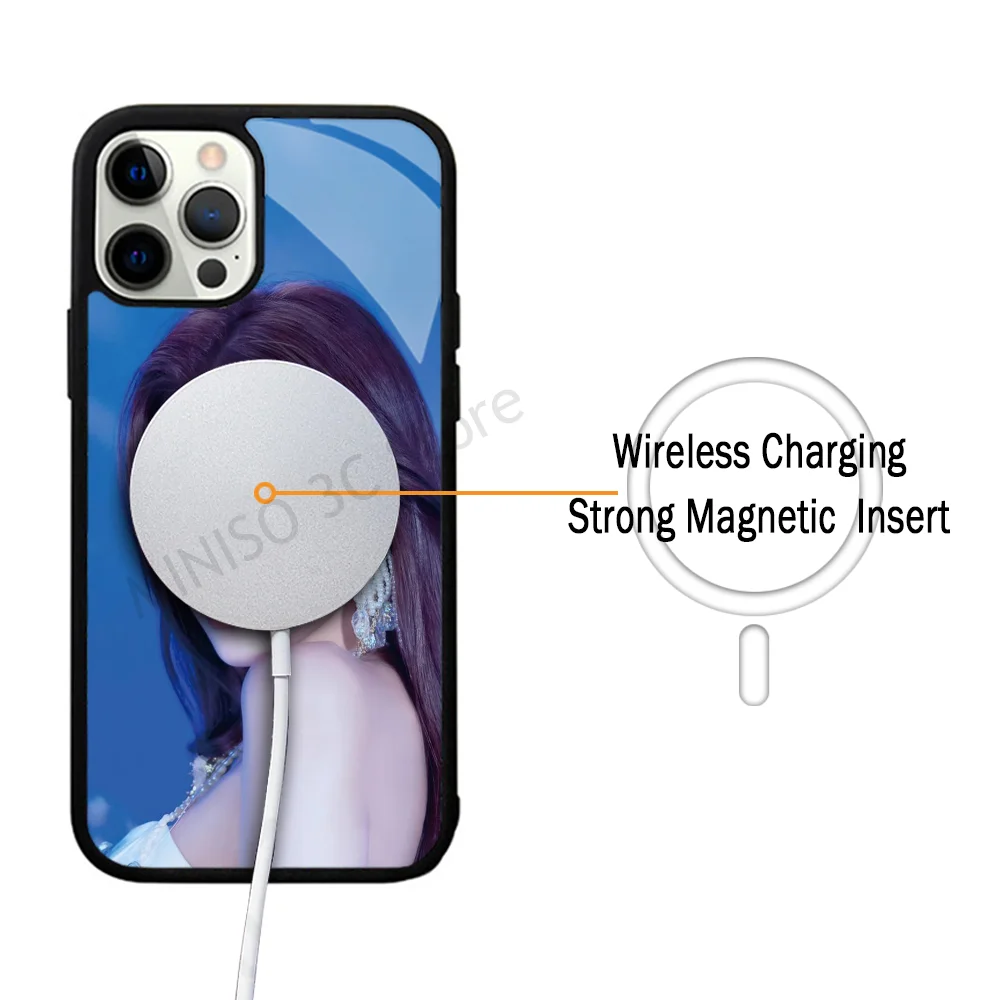 Kpop Girl Sana T-Twice Phone Case Strong Magnetic For IPhone 15 14 13 Pro Max 11 12 Mini For Magsafe