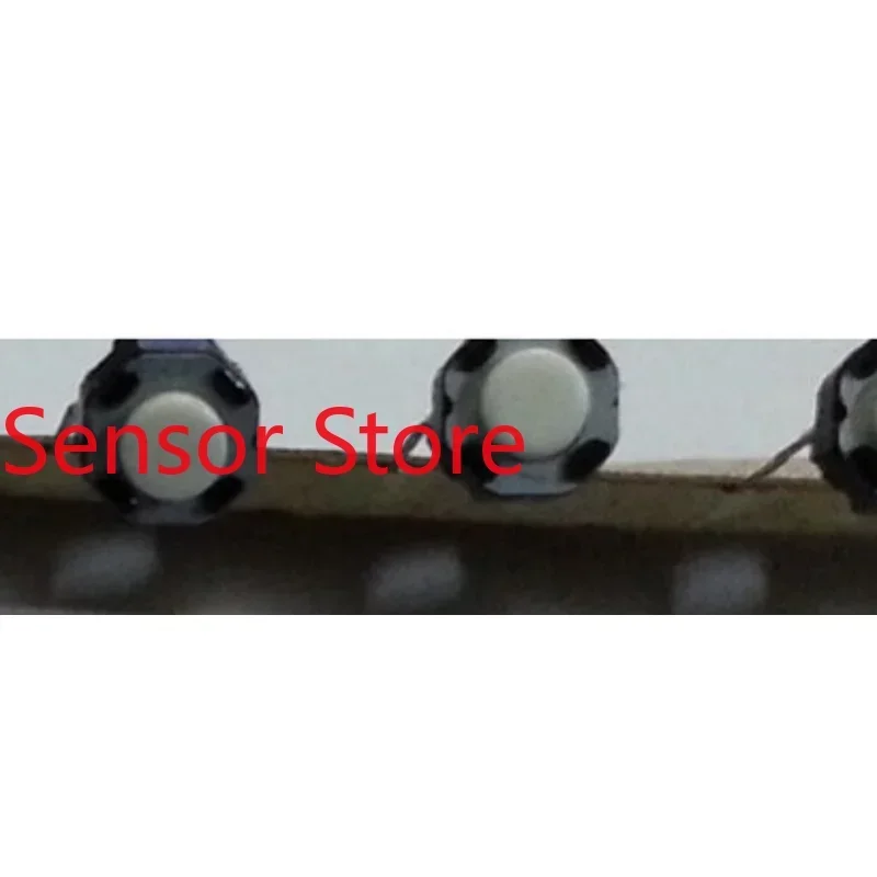 10PCS Touch Switch 6*6*4.3mm In-line 2-pin Key  White