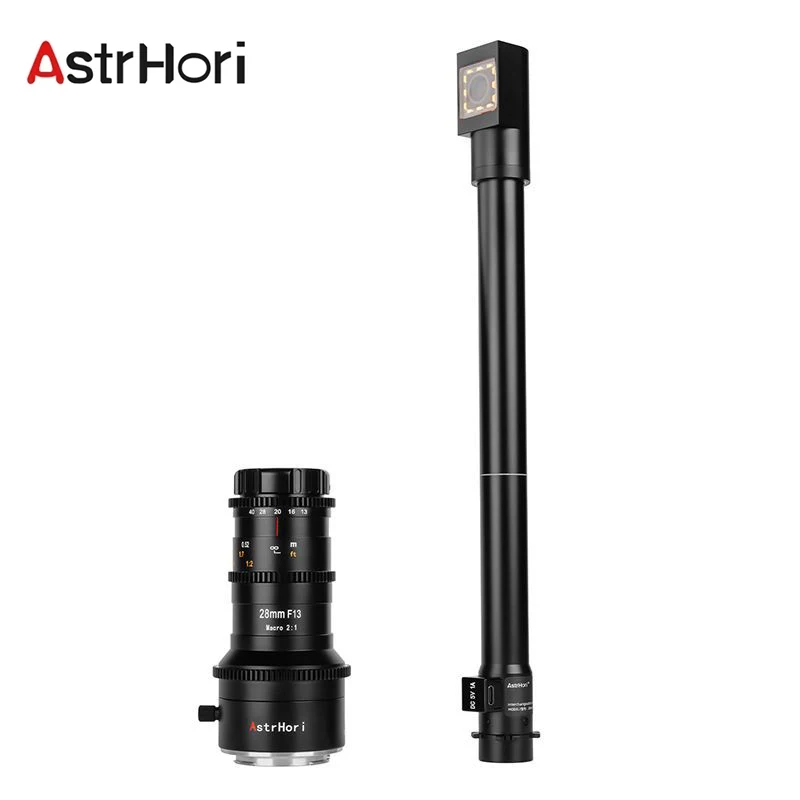 

AstrHori 28mm F13 II 2X Macro Probe Lens 90° periprobe and 360° Rotating base for Sony E/ Canon EF(DSLR) /Canon RF /Nikon Z