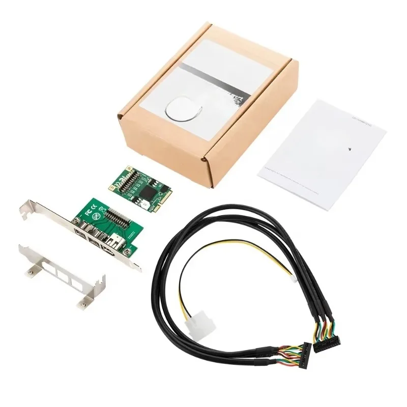 Mini PCI Express 1-port Firewire 1394A and 2-port 1394B cards
