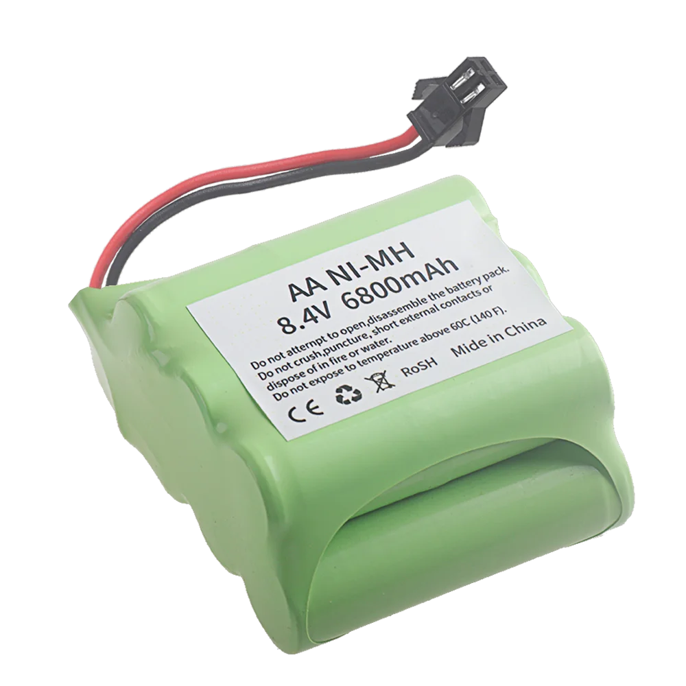 8.4V 6800mAh NiMH Battery For RC Toy Car Boat Electric Lighting Security Facilities 7*AA 8.4 v Rechargeable Battery Pack