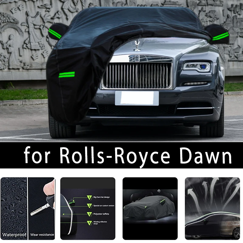 

For Rolls-Royce DAWN Outdoor Protection Full Car Covers Snow Cover Sunshade Waterproof Dustproof Exterior Car accessories