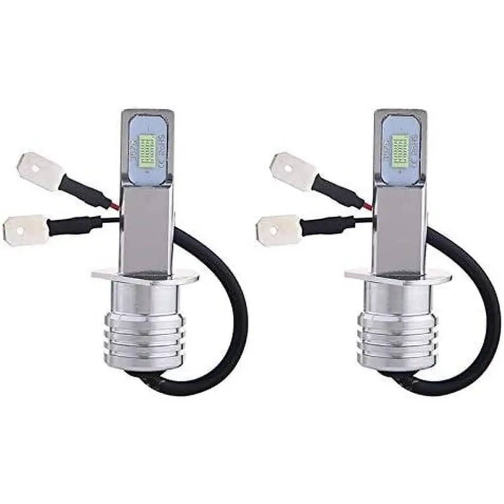 Clear White Compatible with Various Vehicles Fog Lights Bulb  or Daytime Running Lights H1 or H3 or H4/9003 or H7
