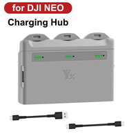For DJI NEO Three-way Charging Hub Drone Battery Charger Butler Power Bank 3 Batteries Fast PD 65W Charging Case Accessories ﻿