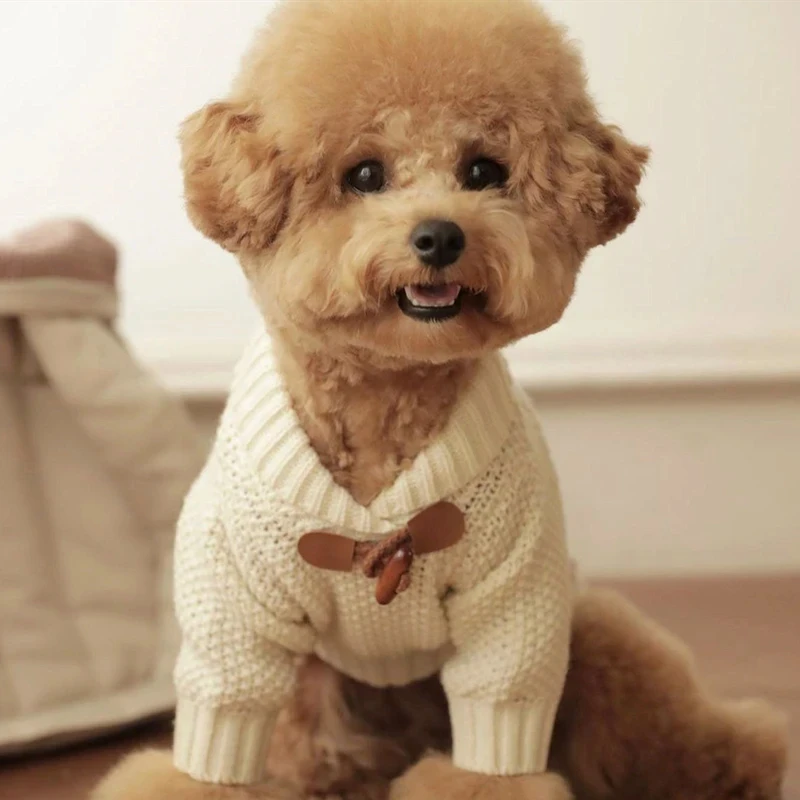 Pet Dog Winter Sweater Clothes Fashion Coat Puppy Apparel Poodle Shih Tzu Schnauzer Chihuahua Outfit Small Dogs Jacket Garment