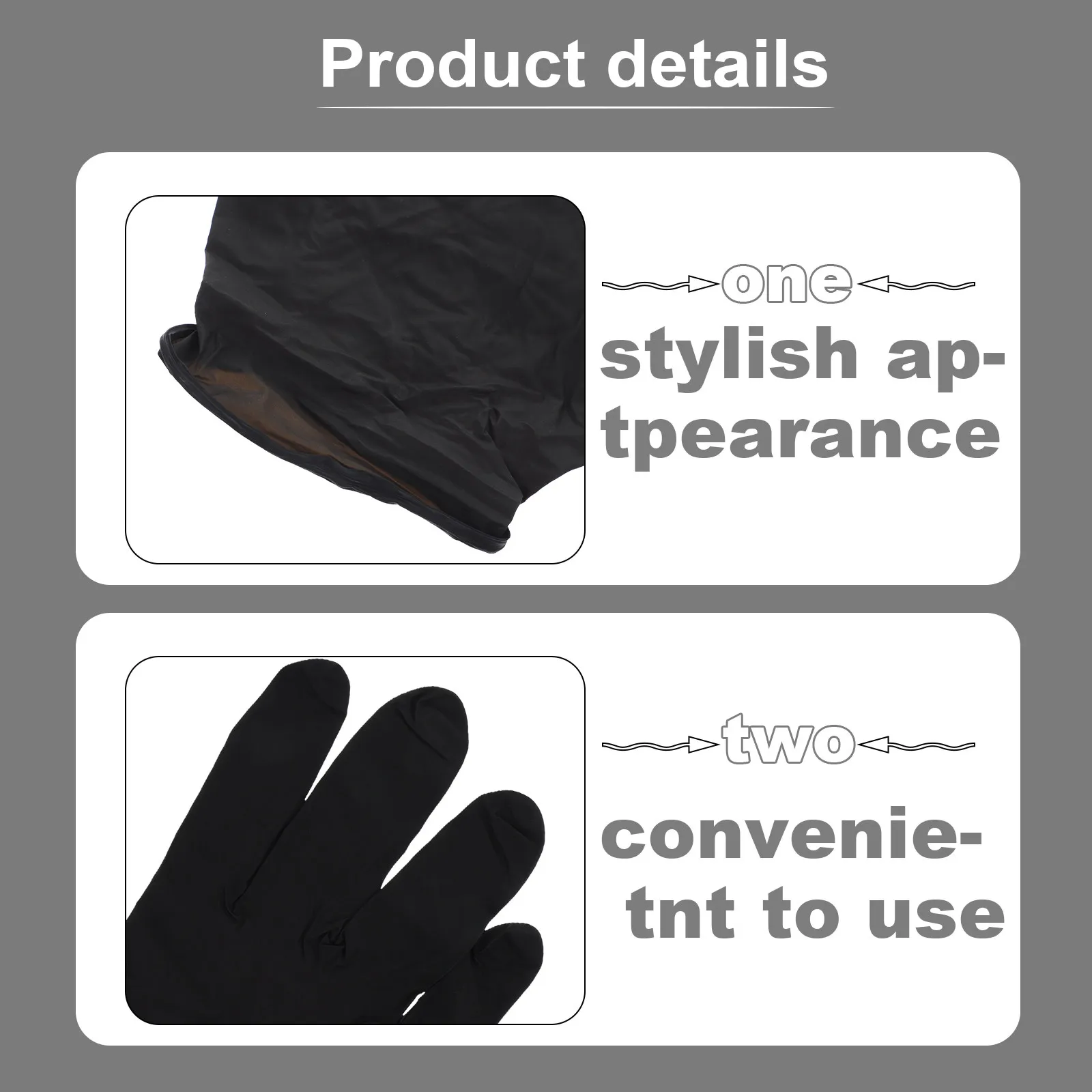 

100Pcs Thick Nitrile Gloves Disposable Food Safe Household Cleaning Gloves for Kitchen Dishwashing Cooking Protective Anti Skid