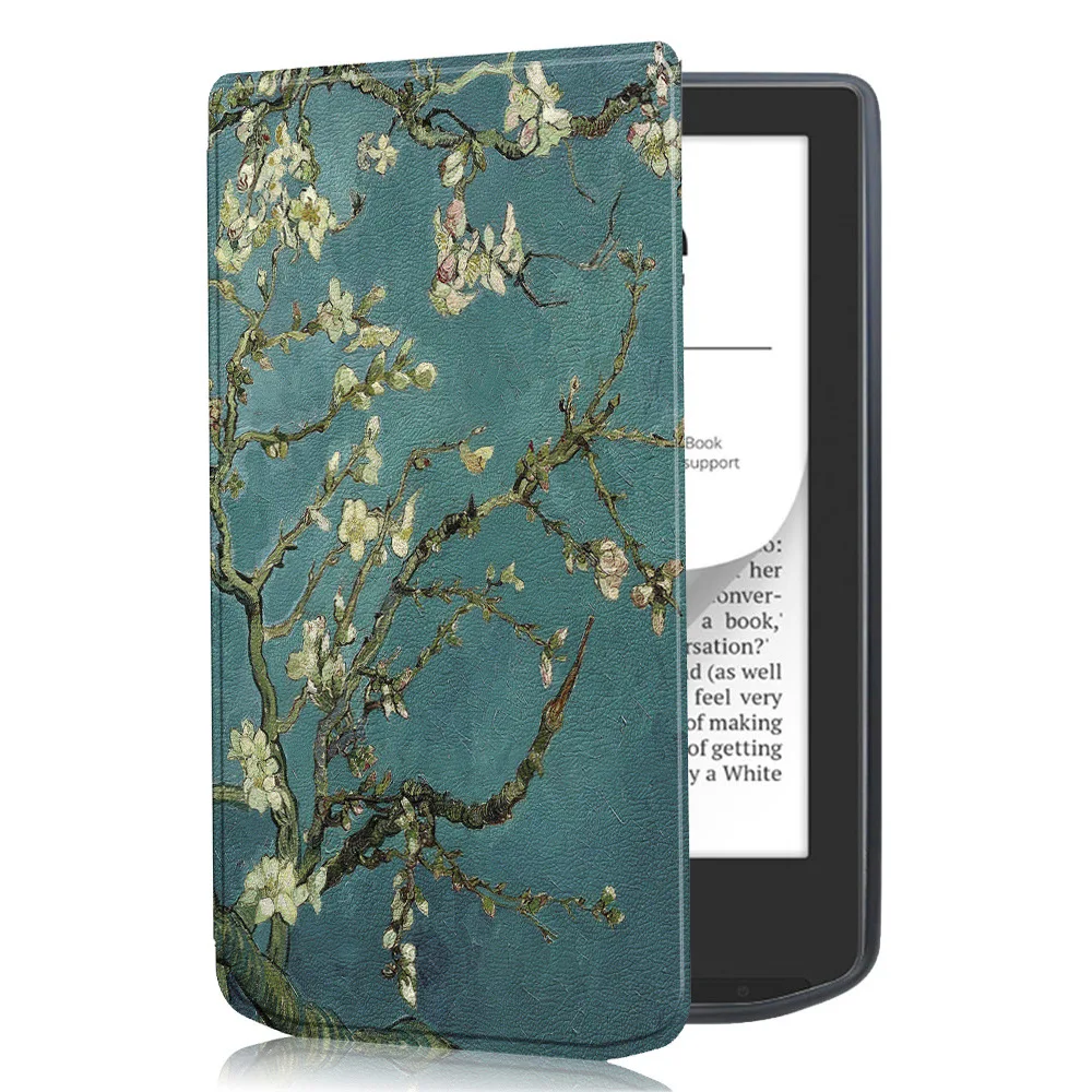 Compatible with Vivlio Light HD/Light 6-inch Tablet case, Full Coverage Ultra Slim Leather Cover Case with Folding Cover Rugged