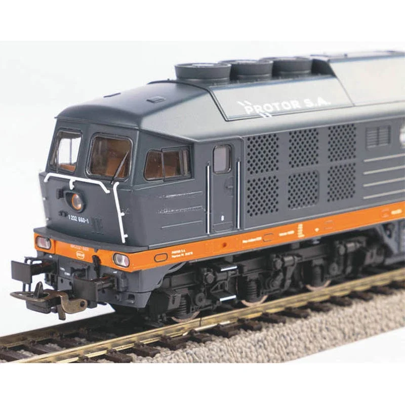 PIKO Train Model HO 1/87 52917 طلاء رمادي وأسود BR232 Lyudmila لعبة سيارة السكك الحديدية ذات تأثير الصوت الرقمي