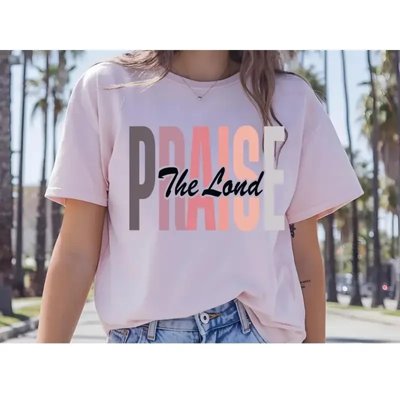 Praise The Lord Softstyle T Shirt Inspirational For Christians Faith Based Church Outing Casual Wear Motivational