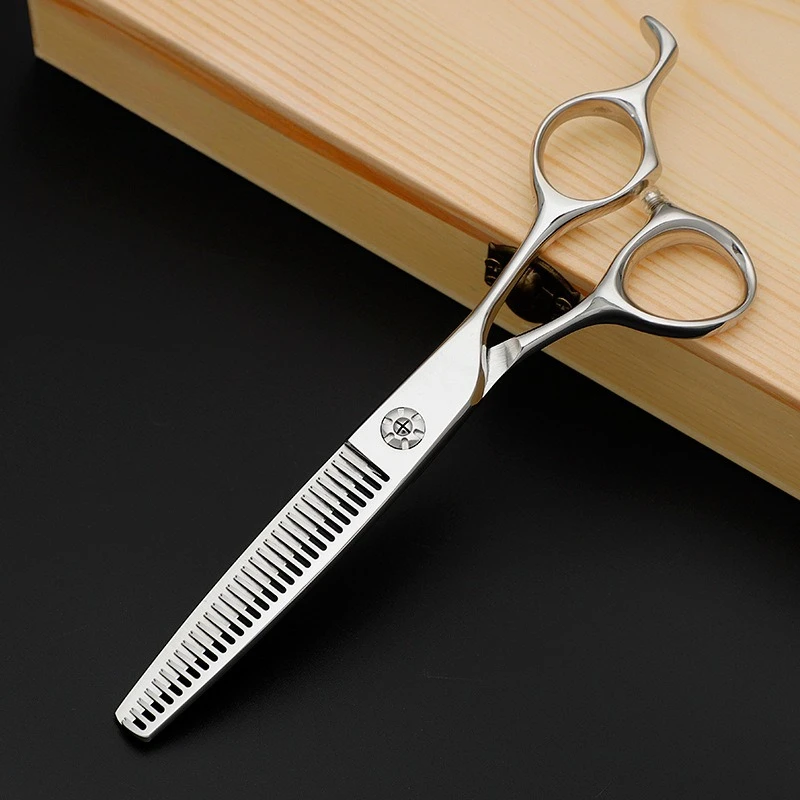 6.0 Inch  Powder Steel Hair Scissors, Thinning Scissors for Salon, Barber, Professional Cutting Shears, Styling Tool