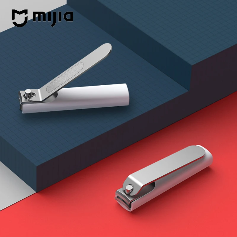 Mijia Anti-Splash Nail Clipper 420 Stainless Steel Sharp Durable Portable Pedicure Trimmer Nails File with Storage Shell