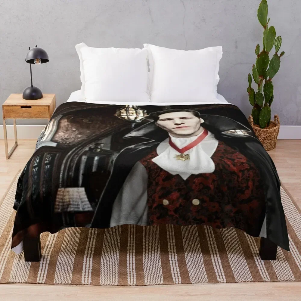 

Vampire Jerma Throw Blanket wednesday Comforter Stuffeds Decorative Throw Blankets