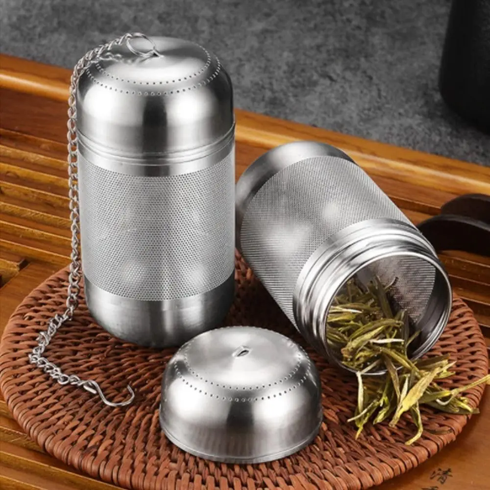 Tea Strainer Stainless Steel Tea Infuser Spice Seasoning Ball Tea Interval Diffuser Strainer Teapot Fine Mesh Coffee Filter
