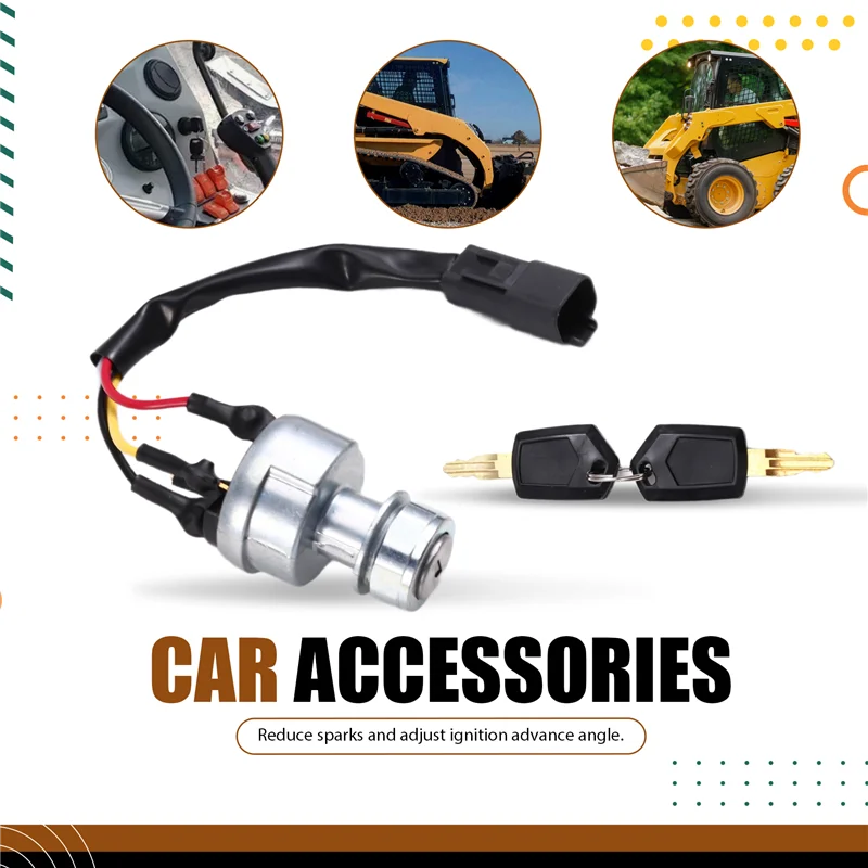 

A10E-для Caterpillar 277B 246 262 232B 232 267B переключатель зажигания с ключами 142-8858