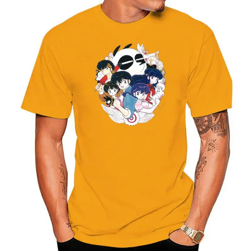 Ranma 12 Akane Tendo Nodoka Saotome Anime Black T-Shirt For Fans S-3Xl Printing Tee Shirt