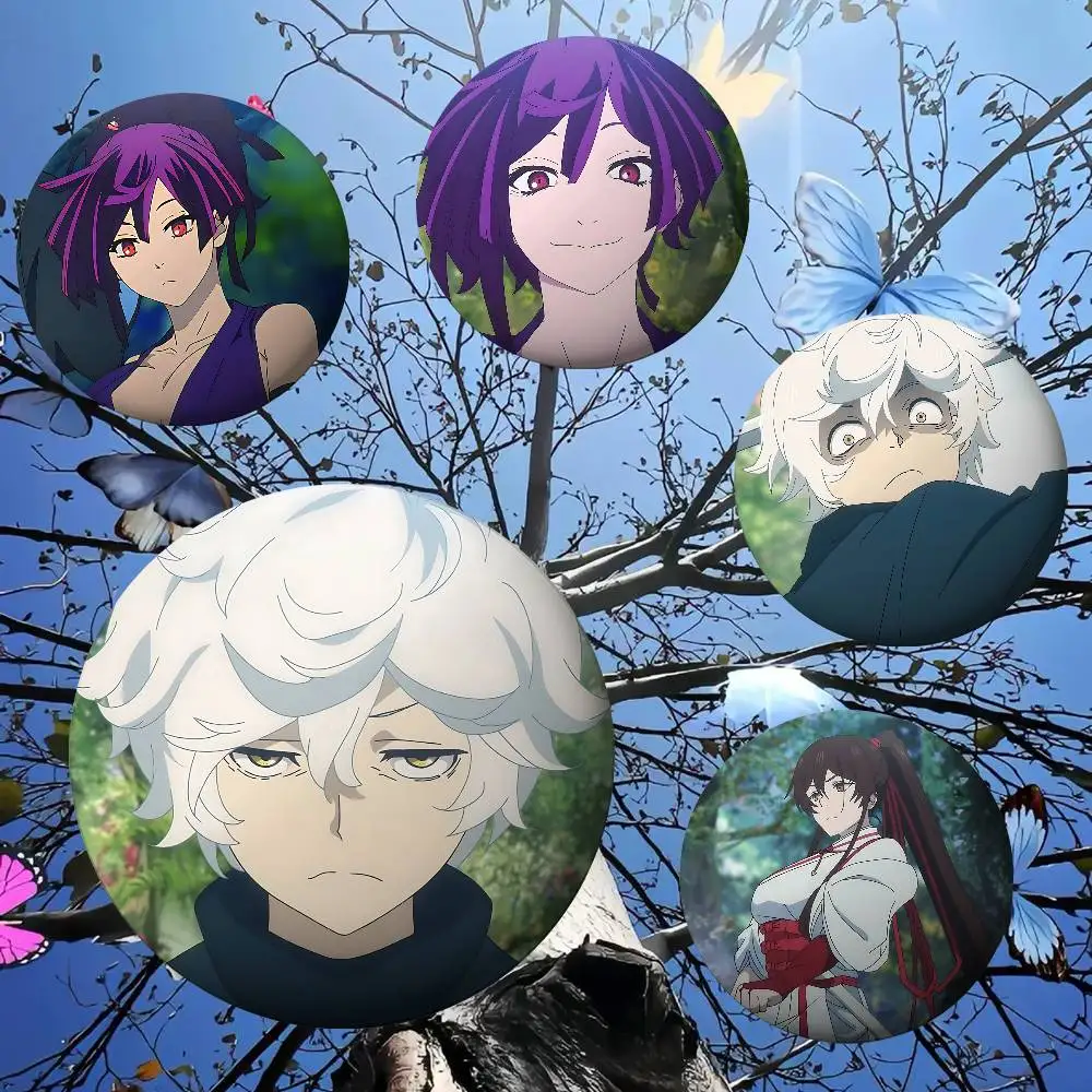 دبابيس طية صدر السترة المستديرة المميزة من كارتون هيلز بارادايس: دبابيس شارة لطيفة لملحقات حقيبة الكتف والهدايا التذكارية #2