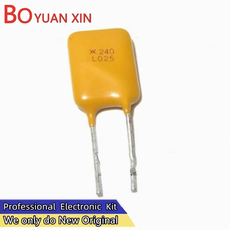 10PCS PPTC Resettable Fuse LVR025 240V 250MA 0.25A
