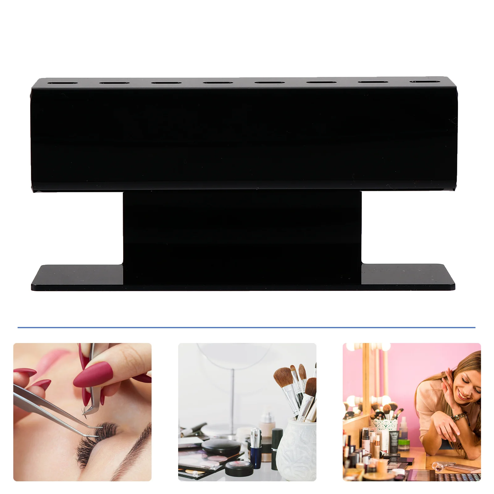 

Lash Extension Tweezers Holder Acrylic Storage Stand Display Shelf Eyelash Extension Supplies Organizer Professional Use