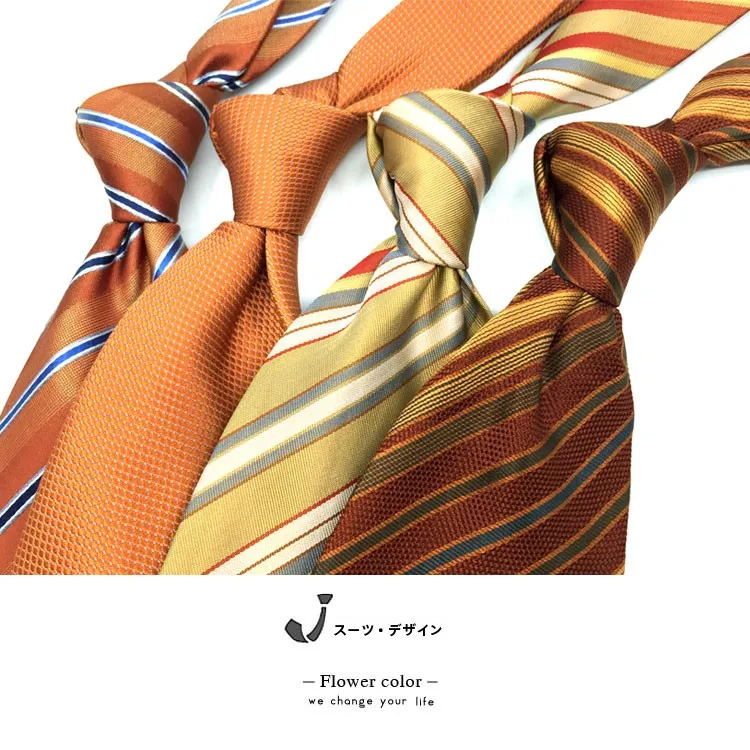 corbata-de-seda-ancha-y-elegante-estilo-retro-italiano-para-anfitrion-de-bodas-color-naranja-brillante-corbata-de-negocios-con-diseno-de-rayas