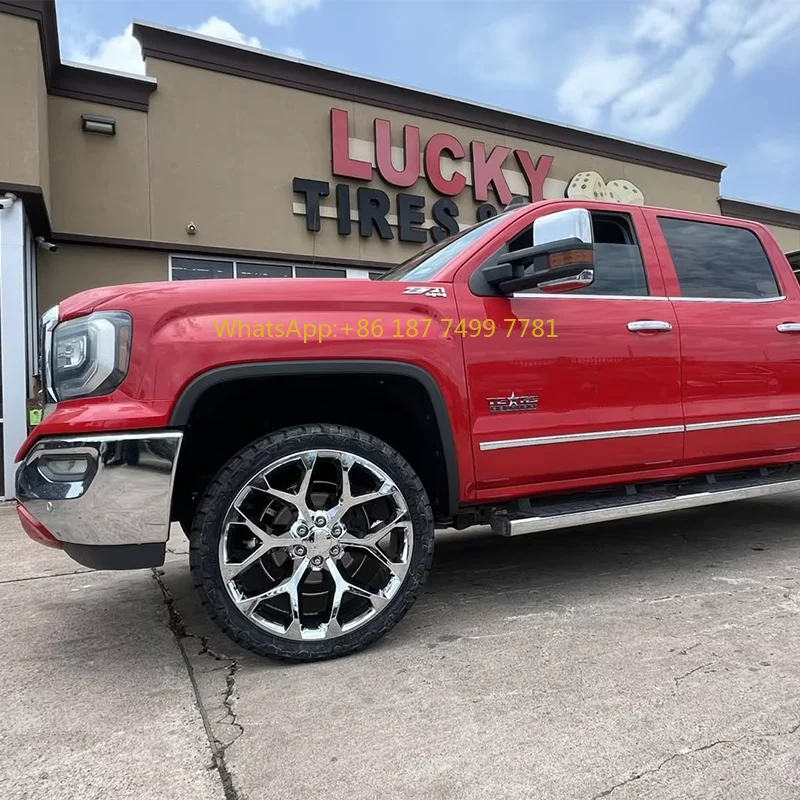 

Производитель 18-24-дюймовых хромированных колес со снежинками 6x139,7 дисков для . Silverado Suburban Tahoe Z71 Торсер GMC