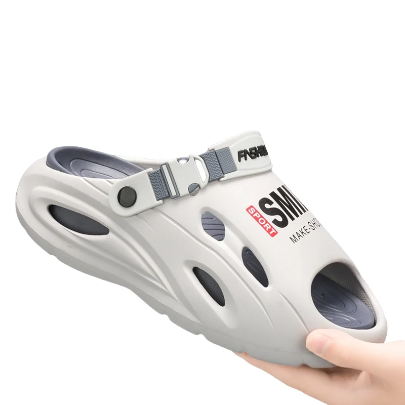 

High Quality Men's Outdoor Slippers Beach Sandals Comfortable Soft Slides Clogs Men Casual Shoes Garden Shoes Male Beach Slipper