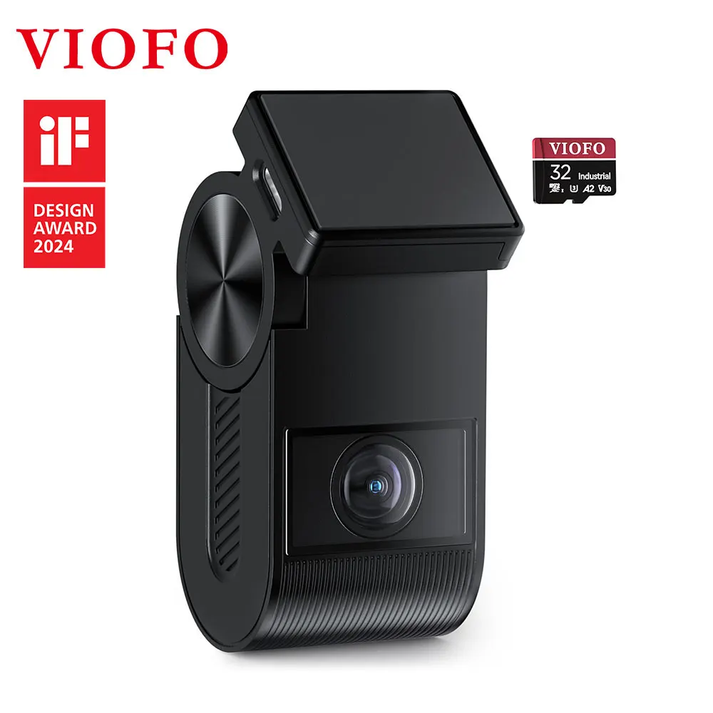 VIOFO-Cámara de salpicadero frontal VS1 Mini 2K HDR para coche, diseño oculto, 32GB, tarjeta MicroSD gratis, 5GHz, Wi-Fi, GPS, Control de voz, grabadora de vídeo