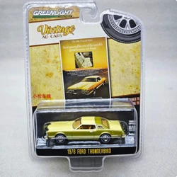Greenlight Alloy 1:64 Scale 1973 1976 Ford Thunderbird Car Model Adult Classic Collection Display Gift Souvenir Toy