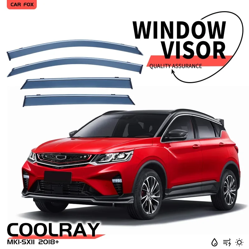 

For GEELY Coolray 2018+ Car Window Visor Awning Shelters Windshield Side Window Rain Sun Shade Auto Accessories