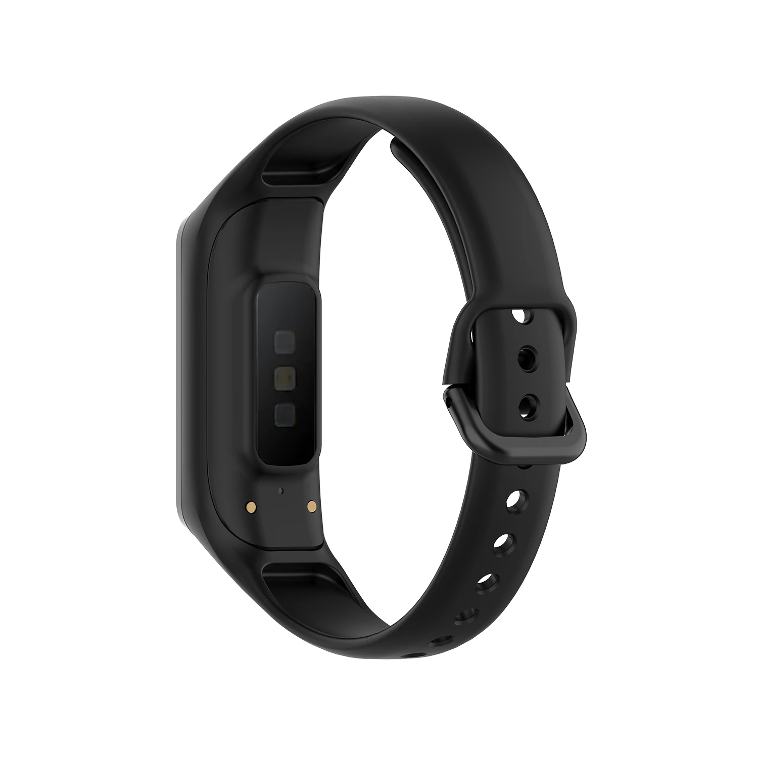 Tali hitam untuk Samsung Galaxy Fit2 SM-R220 gelang jam tangan silikon aksesori gelang Super ringan