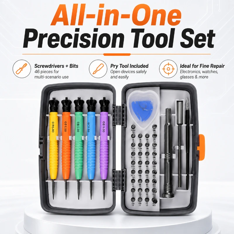 Multi Functional Ratchet Socket Screwdriver Set  Portable Crosshead Mobile Phone Household Daily Equipment Maintenance Tool