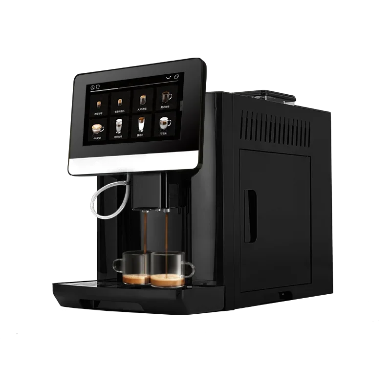 Hot selling commercial fully automatic bean to cup home cappuccino espresso coffee machine for business