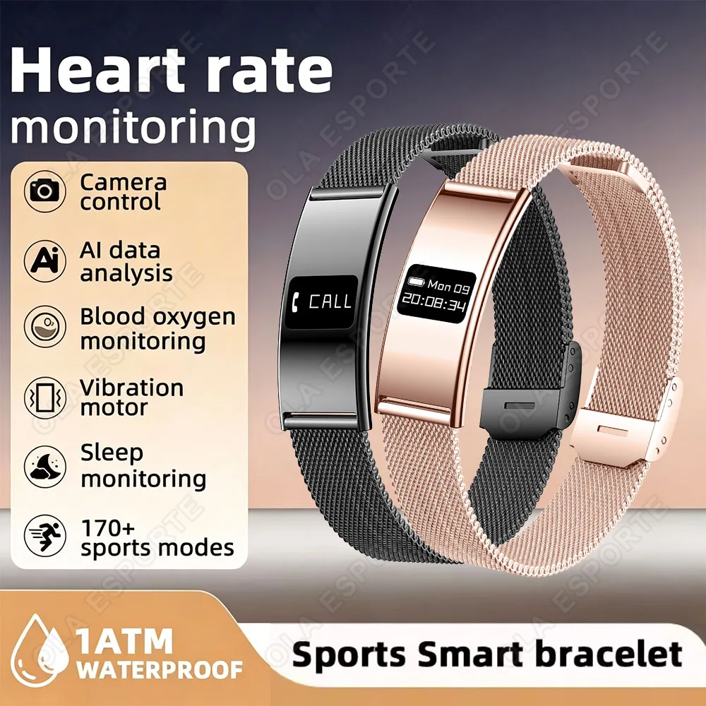 New Smart Bracelet Real-time Heart Rate Monitoring Sports Fitness Tracker Wristband Waterproof Smart Watch For Couple Gift HW12