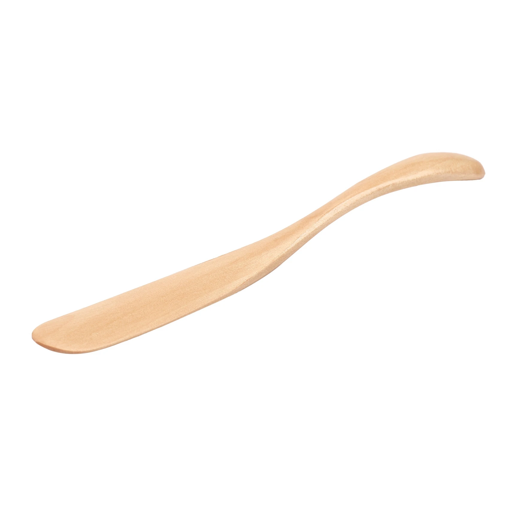 THIVN-Wooden Butter Knife Cheese Spreader 6.5 Inch, Jam Knife Butter Cake Knife Mask Knife 12 Pieces