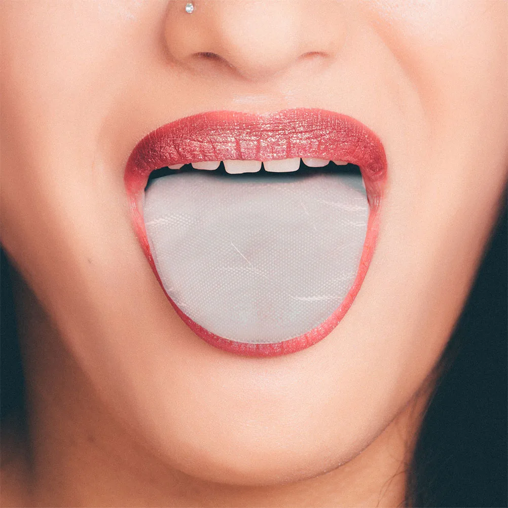 

30 Pcs Tongue Protector Tasteproof Protection Glove Traditional Chinese Medicine Guard Transparent Oral Health Safeguard