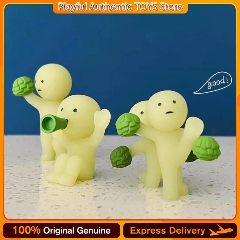 

Sonny Angel Genuine Smiski Cheer Series Corner Glow in The Dark Blind Box Hidden Handmade Cute Doll Desktop Ornament Gift Toys