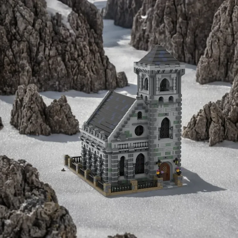 

6227PCS Creative Old Chapel Model Building Blocks Educational Toy Enhance Kids Creativity Operational Skill MOC Gift Blocks121