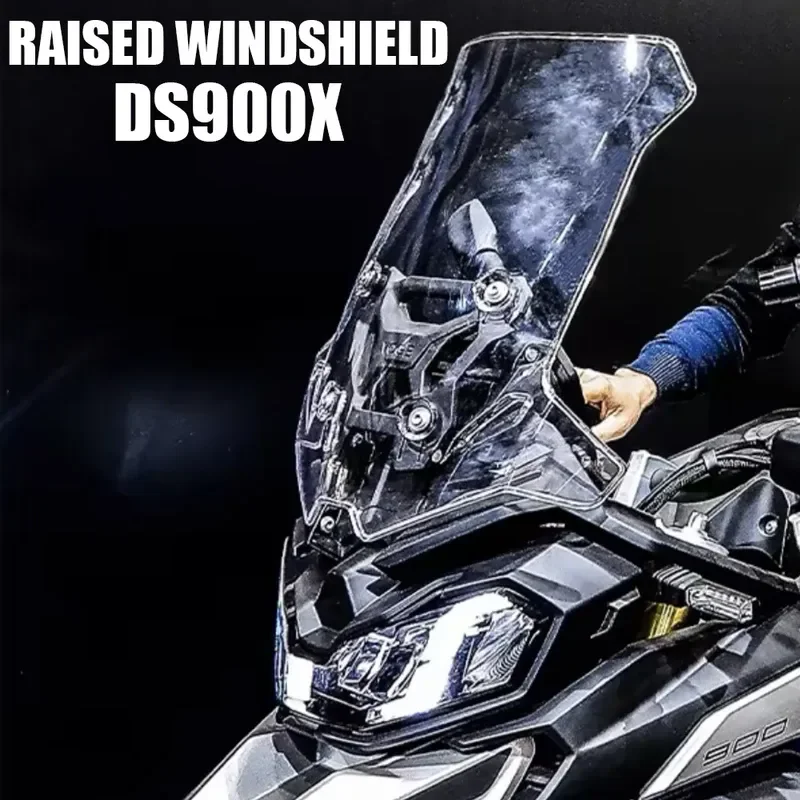 Longxin motorcycle is suitable for VOGE DS900X DSX 900 DSX DS900x with high windshield DS900X modification accessories